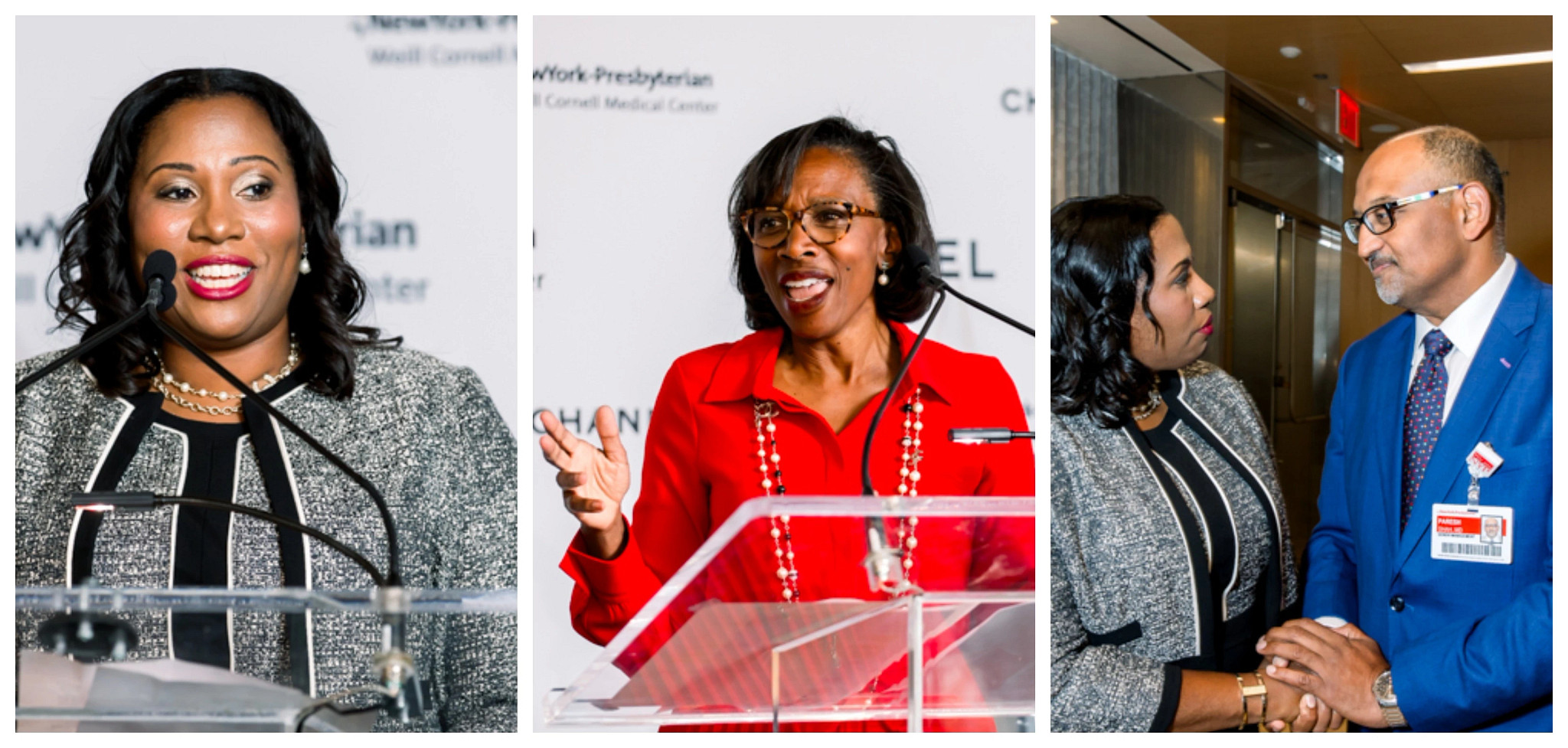 Drs. Chapman-Davis, Riley, and Shah at the 17th Annual CHANEL Award Luncheon