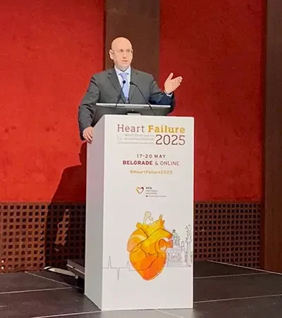 image of Dr. Uriel presenting