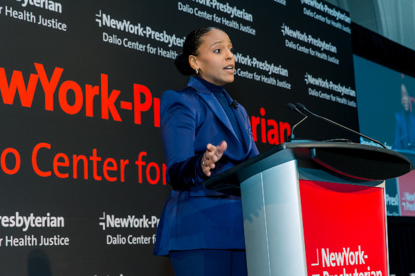 Dr. Julia Iyasere speaks at the 2024 Dalio Center Conference