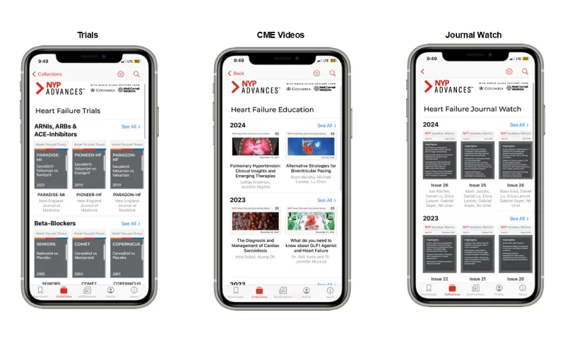 NYP Advances app in use