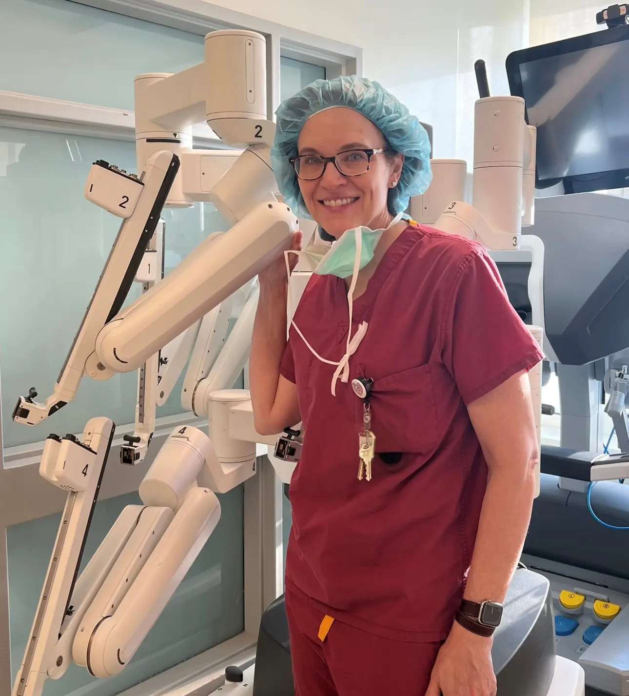 Dr. Mick standing in operating room