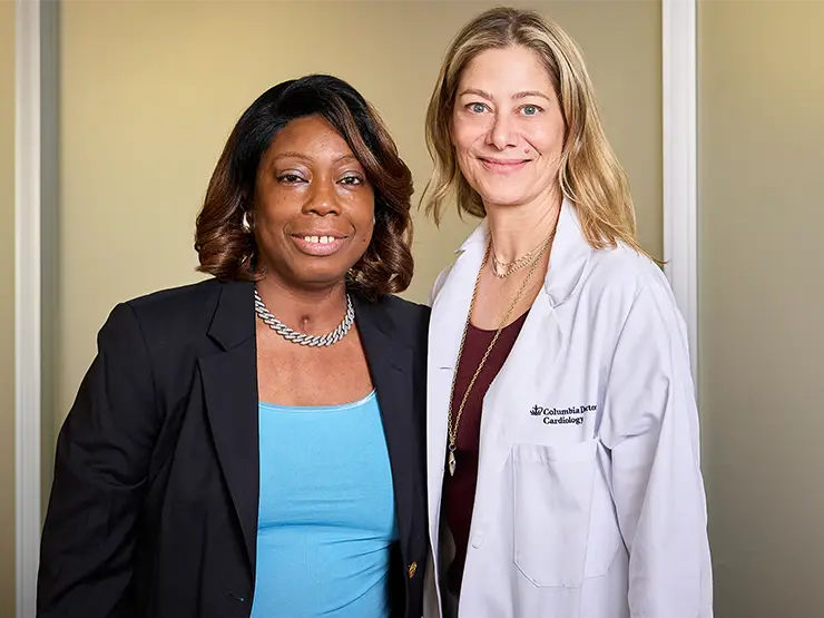 Nadine and Dr. Haythe