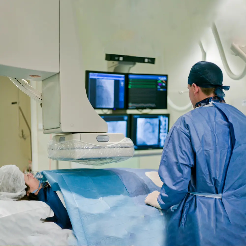 doctors performing surgery